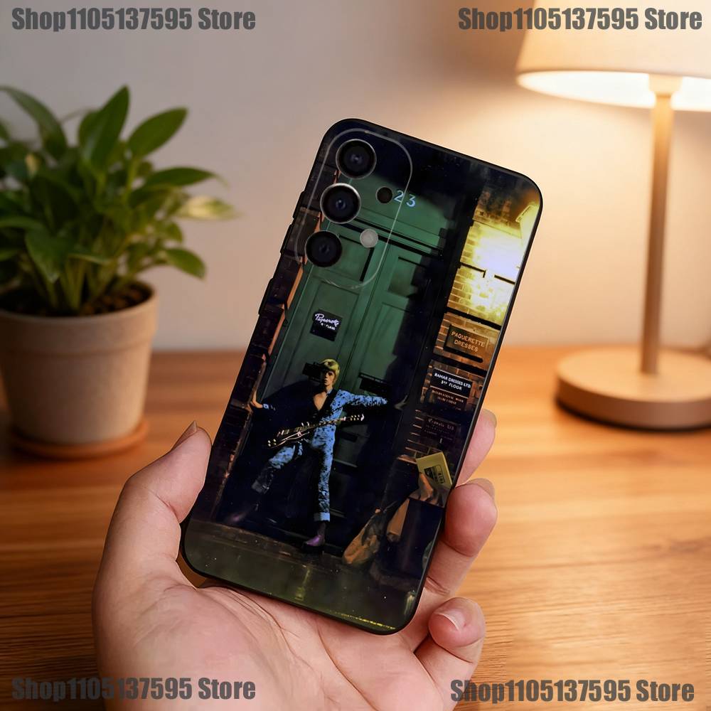 D-David Cool B-bowie Phone Case For Samsung S25,S24,S21,S22,S23,S30,Ultra,S20,Plus,Fe,Lite,5G Black Cover