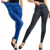 Seamless Imitation Denim Leggings Super Elastic Hip Lifting All-in-one Pants Comfortable Women's Clothing