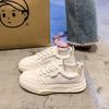 Platform-soled Little White Shoes Women's New Autumn Lace-up Breathable Versatile Women's Shoes Student Leisure Sports Board Shoes