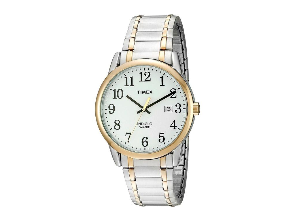 Часы Timex Easy Reader Date Extension Band 38 мм мужские стандартные двухцветные/белые
