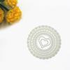 Handmade DIY Die Cut for Card Making Frame Heart Round Cutting Die Stencil Template Embossing for Scrapbooking Crafts