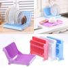 Kitchen Foldable Bowl Plate Organizer Tray, Dish Drain Drying Racks Storage Holder Shelf