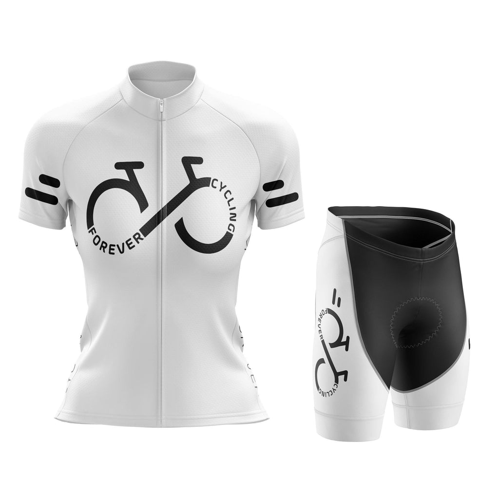 Команда Forever Cycling Женская велосипедная одежда Летний комплект с коротким рукавом Велосипедная майка Одежда для горного велосипеда Maillot Ciclismo Mujer