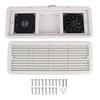 18.9x7.28x2.76in RV Side Vent Fan Double Way 24V 6W Rainproof Kitchen Vent Fan for Motorhome