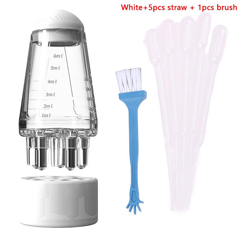 Аппликатор для кожи головы 1-6 мл Эссенция Жидкость для роста волос Массажная головка Шарик Доставка лекарств Мазок Жидкость Направляющая Расческа