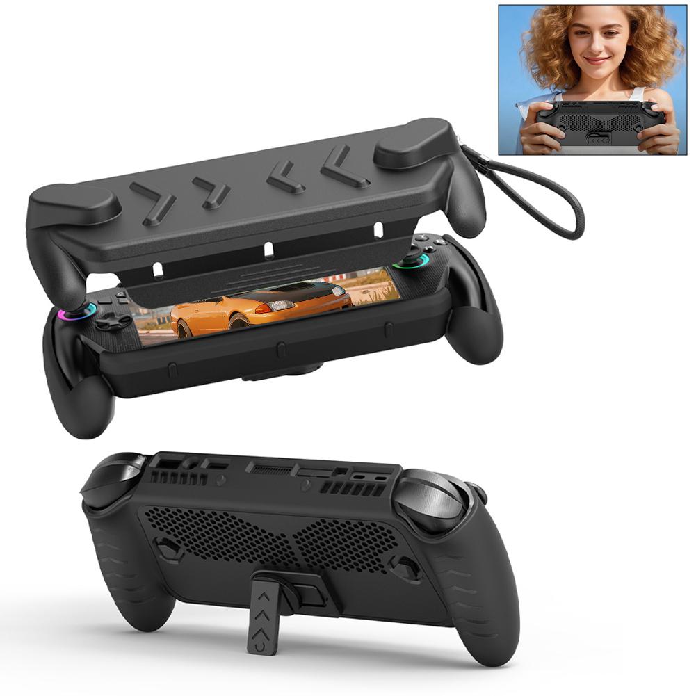 For JYS For ROG For Xbox Ally/X TPU Handheld Protective Case Full Coverage With Detachable Front Shell Game Accessories