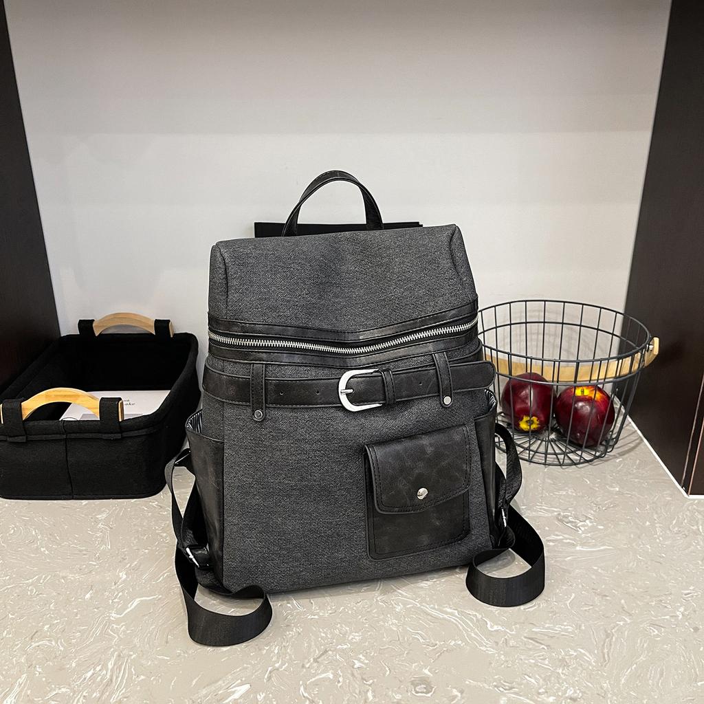 Джинсовый рюкзак женский большой вместимости 2025 новый повседневный студенческий школьный рюкзак для активного отдыха, альпинизма, путешествий