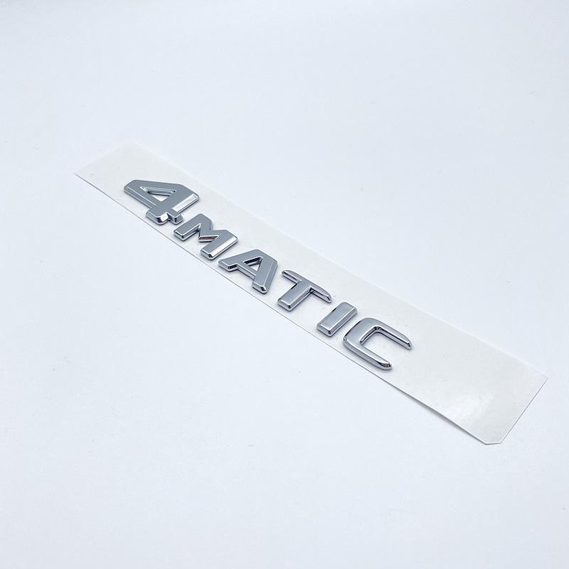 Буквы-эмблемы для Mercedes Benz CDI CGI TDI 4Matic, Стайлинг автомобиля, табличка с логотипом багажника, наклейка с логотипом, плоские шрифты, серебристый, глянцевый