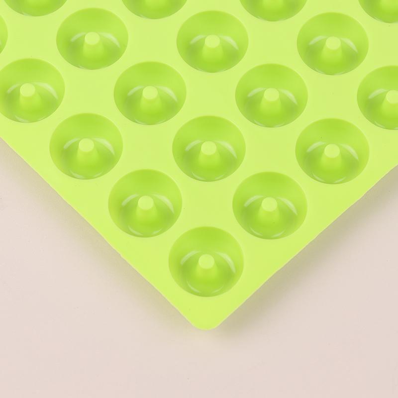 48-гнездная мини-форма для пончиков, силиконовая форма для желе, конфет, шоколада, мини-пончиков, форма для выпечки на кухне, для вечеринок, для закусок