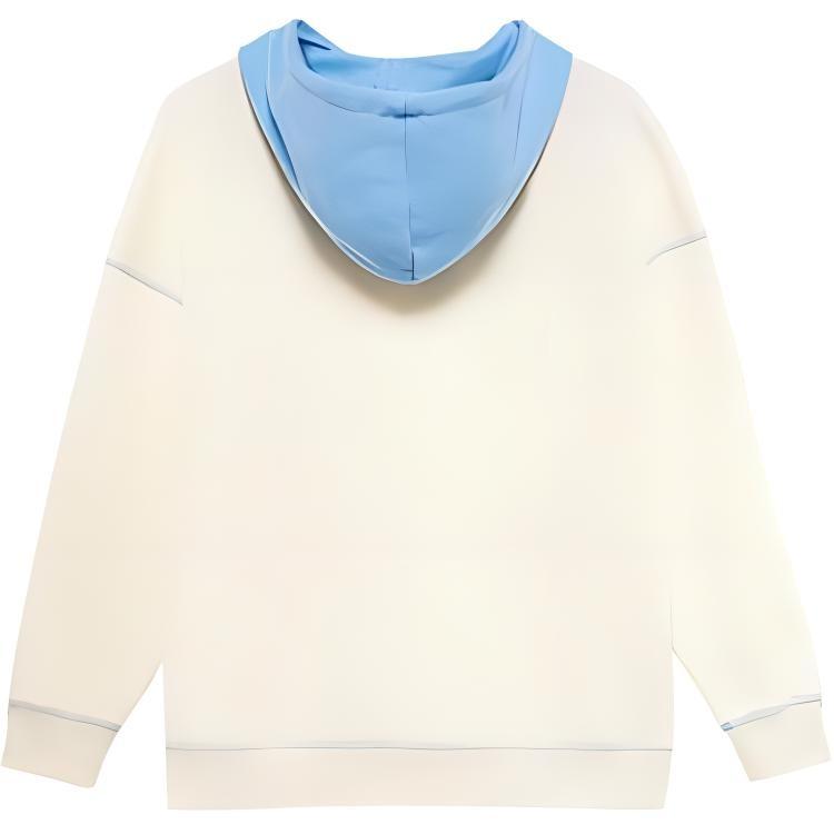 (WMNS) New Balance Lifestyle Fashion Hoodie Asia Sizing 'White Blue' Women's AWT23342-CIC