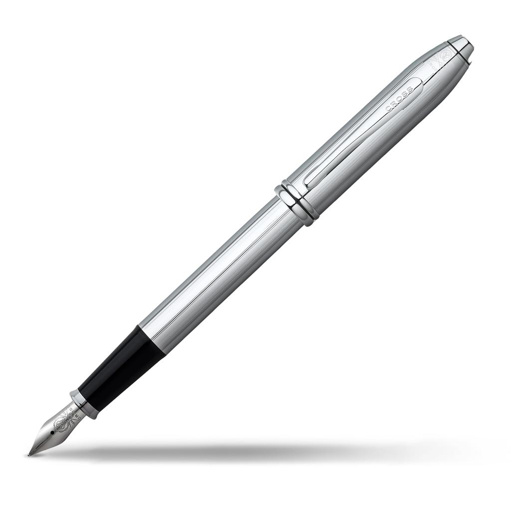 Cross Fountain Pen M Medium Point Townsend 536M Chrome Genuine Imported Product