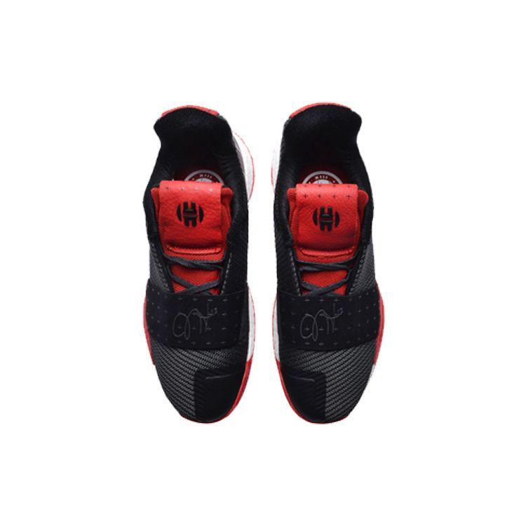 Adidas Harden Vol.3 Тканевая амортизация Прочные Низкие баскетбольные кроссовки Мужские кроссовки Черный Красный G54767