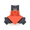 Convenient Woodworking Right Angle Clamp Red Plastic Clip-on No Assembly Durable Secure Grip Corner Clamp Carpentry Tool Set