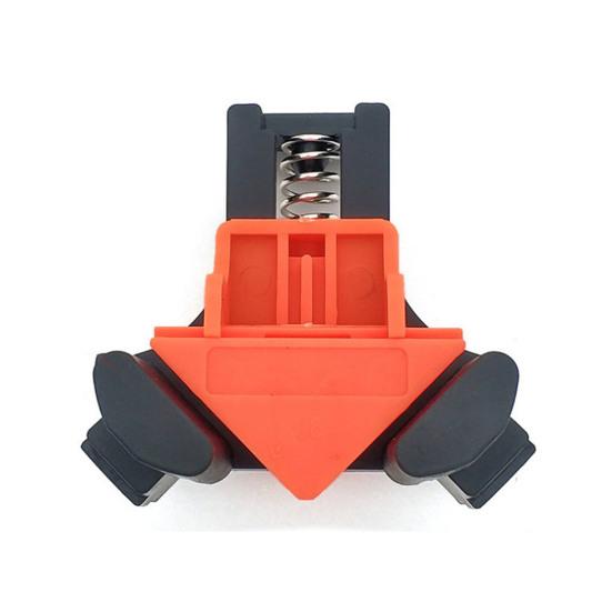 Удобный угловой зажим для деревообработки, красный, пластиковый, зажимной, без сборки, прочный, безопасный