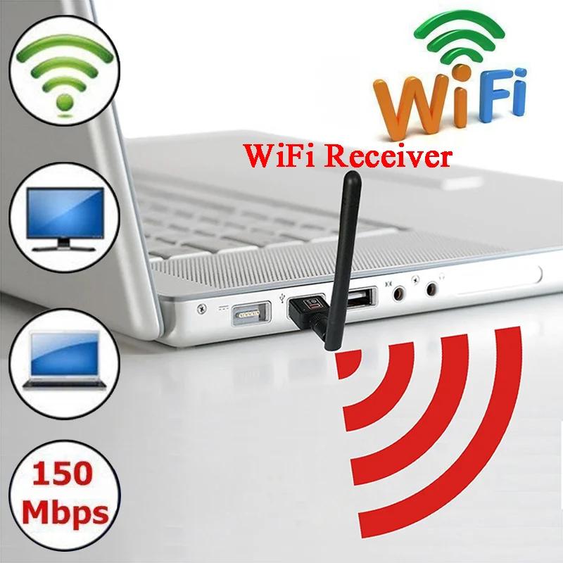 WiFi USB Adapter 150mbps Wifi Antenna 802.11n Long Distance USB WiFi Receiver Ethernet Network Card