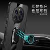 Роскошный чехол для телефона из плексигласа и кожи для Honor Magic 7 Pro с магнитным держателем-кольцом, противоударная крышка для Magic 7 Lite 6 Lite 5 5G