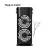 ABS Portable Mist Fan With LED Light For Colorful Cooling Dual Motor Rechargeable Humidifier Fan Air