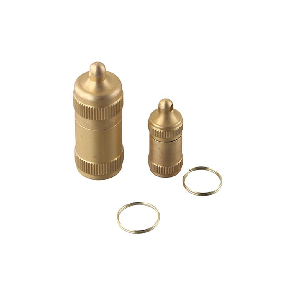 Outdoor Accessory Tablet Container Brass Keychain Holder Pill Bottle Pill Case Pill Storage Box