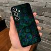 Чехол для телефона 'Перья павлина' для Samsung A25 A13 A33 5G A54 A36 A35 A56 A52 A14 Ударопрочный Мягкий чехол