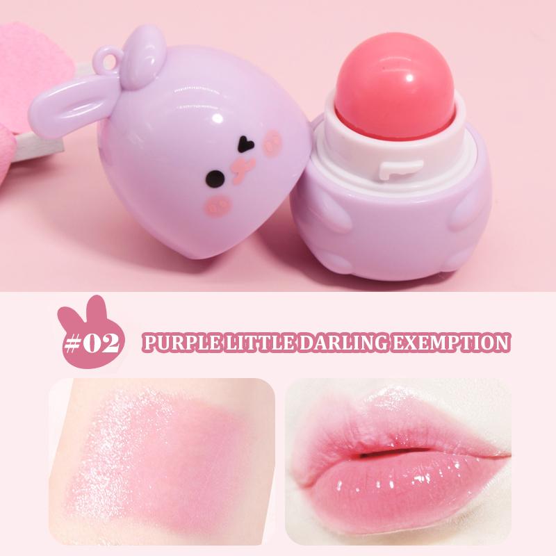 Goody Bunny Бальзам для губ, меняющий цвет, Увлажняющая, Восстанавливающая, Водонепроницаемая Помада против сухости и трещин, Помада, меняющая цвет от температуры