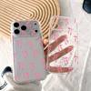 Розовый Чехол для Телефона с Бантом для iPhone 17 16 15 14 13 12 11 Pro Max Plus Air Mini 16E ProMax Прозрачный Чехол
