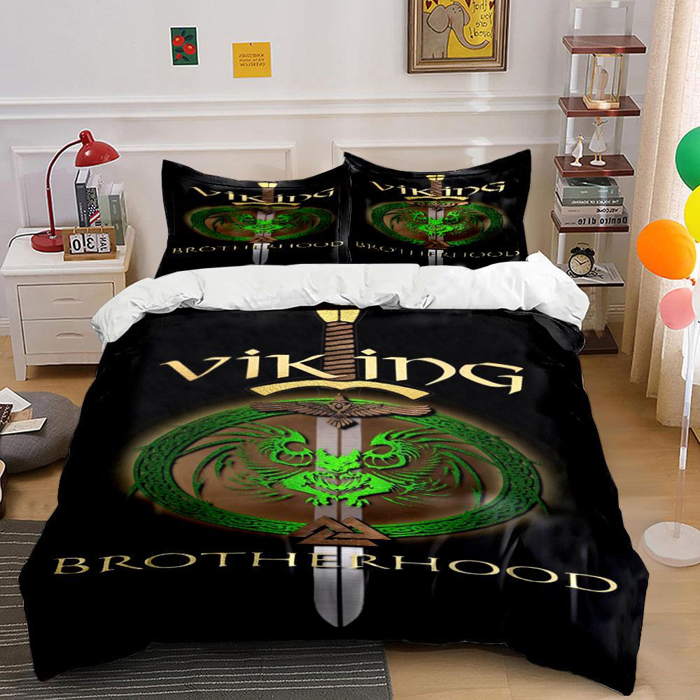 Green dragon and sword. Bedding sets Duvet cover sets Duvet covers Pillowcases(1 * Duvet Cover 2 * Pillowcases without duvet insert)