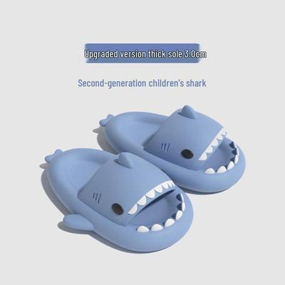 Мультяшные летние шлепанцы Shark II на толстой подошве с нескользящей подошвой для детей и малышей