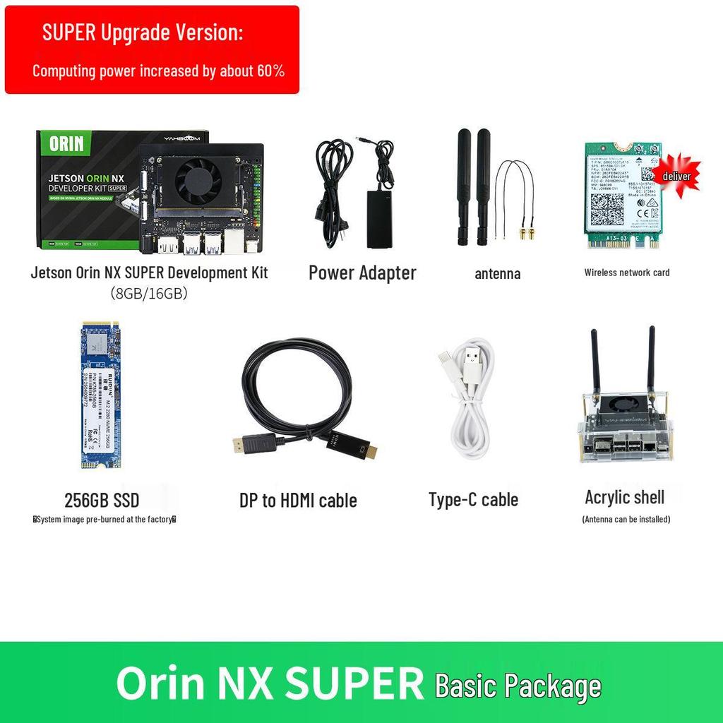 Набор для разработки ИИ-зрения Jetson Orin NX с ROS Core