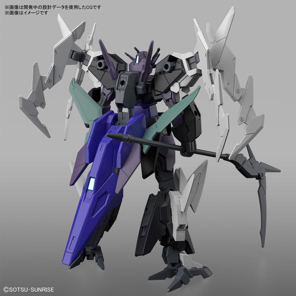 BANDAI SPIRITS HG Gundam Build Metaverse Plutine Gundam Scale Plastic Model 1/144 Color-coded