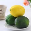 3Pcs Lemon Artificial Fruit Fake Theater Prop Staging Home Decor Faux Lemons