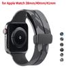 Silicone Band for Apple Watch Magnetic Sport Bracelet Watch Band for IWatch Series 1 2 3 5 6 Se 7 8 Ultra38mm 40mm 41mm 42mm 44mm 45mm 49mm