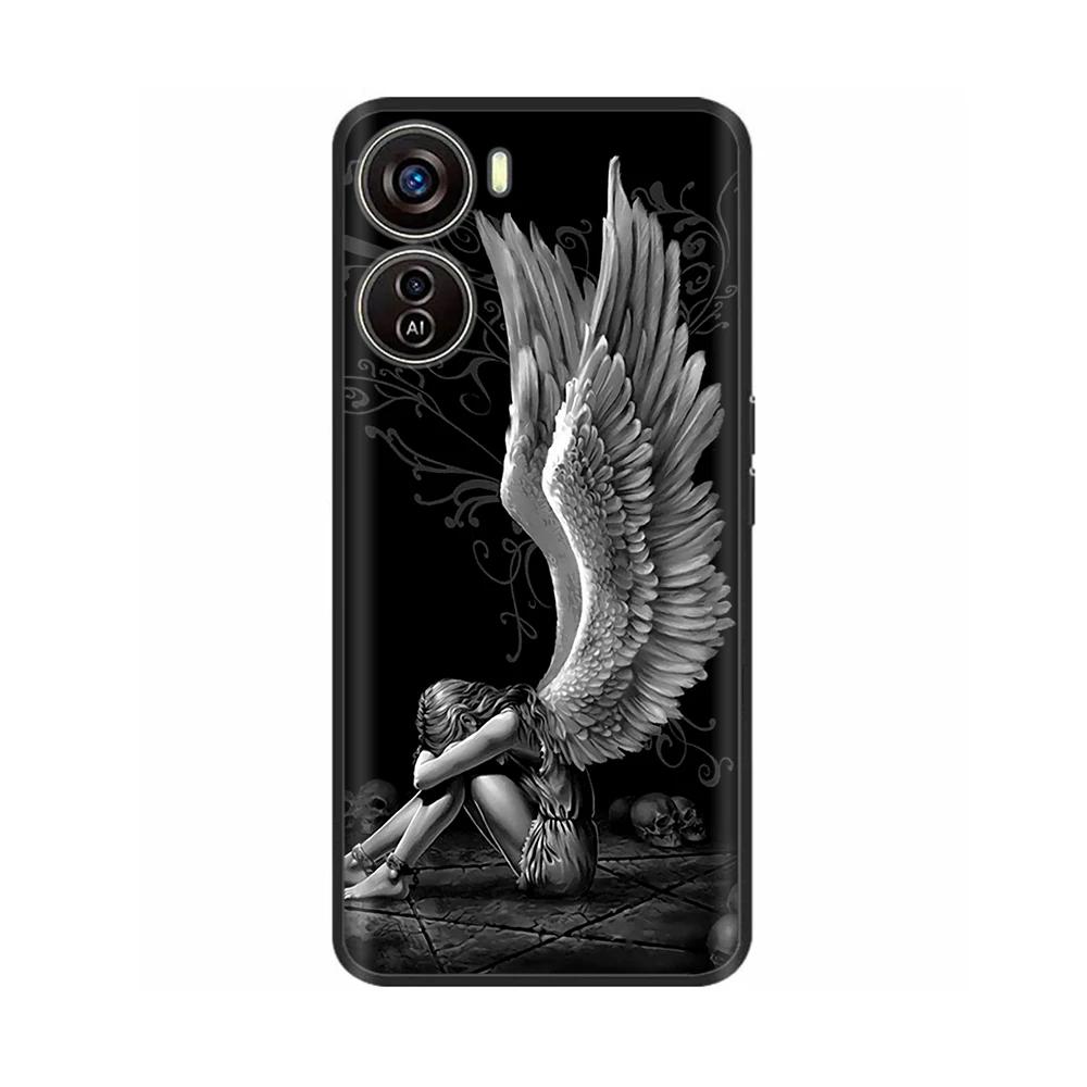 Чехол для ZTE Blade V50 Design 5G Мягкий силиконовый чехол для телефона для ZTE Blade V50 Design 4G 5G Ударопрочный корпус Задняя крышка Coque