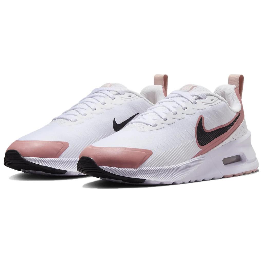 Nike Air Max Nuaxis Износостойкие Низкие Повседневные Кроссовки Женские Белые Розовые HF1233-103