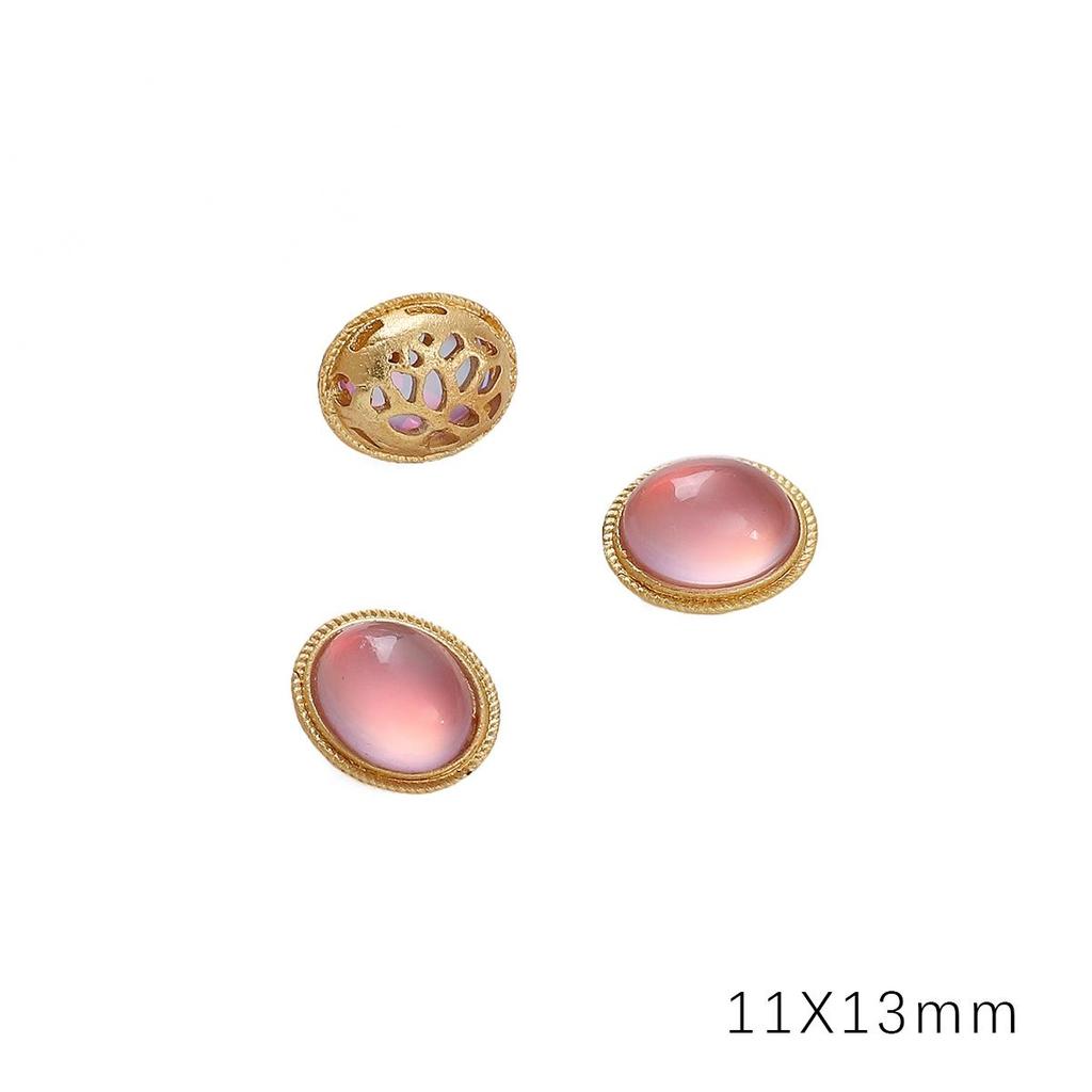 Медный песок, золото, полая перегородка, бусина для изготовления ювелирных изделий своими руками, аксессуары для рукоделия