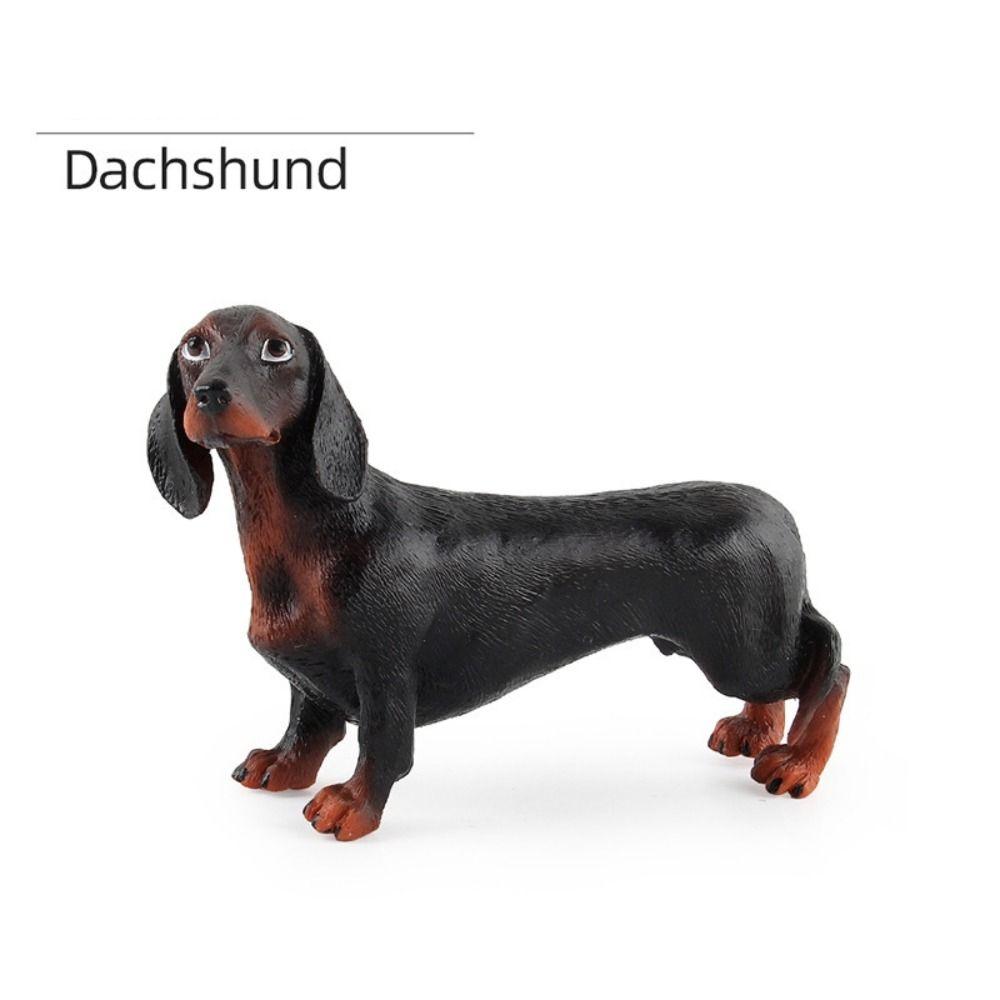 Simulation Dog Figurine Realistic Miniature Animal Model Puppy Pet Fairy Garden Decoration