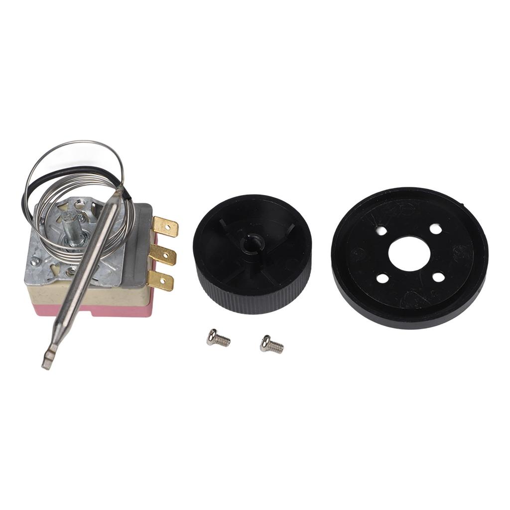 1x Переключатель Регулируемый Стальной и Пластиковый Контроллер Термостата