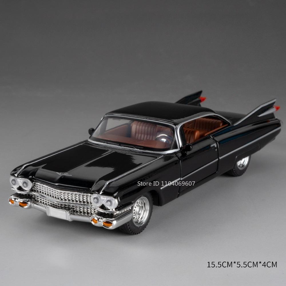 1:32 Eldorado Biarritz S-W140 Модель Игрушка Винтажный Автомобиль Сплав Литье под Давлением Звук Свет Дверь Открывается Оттянуть Назад Миниатюрное Транспортное Средство Подарки для Детей