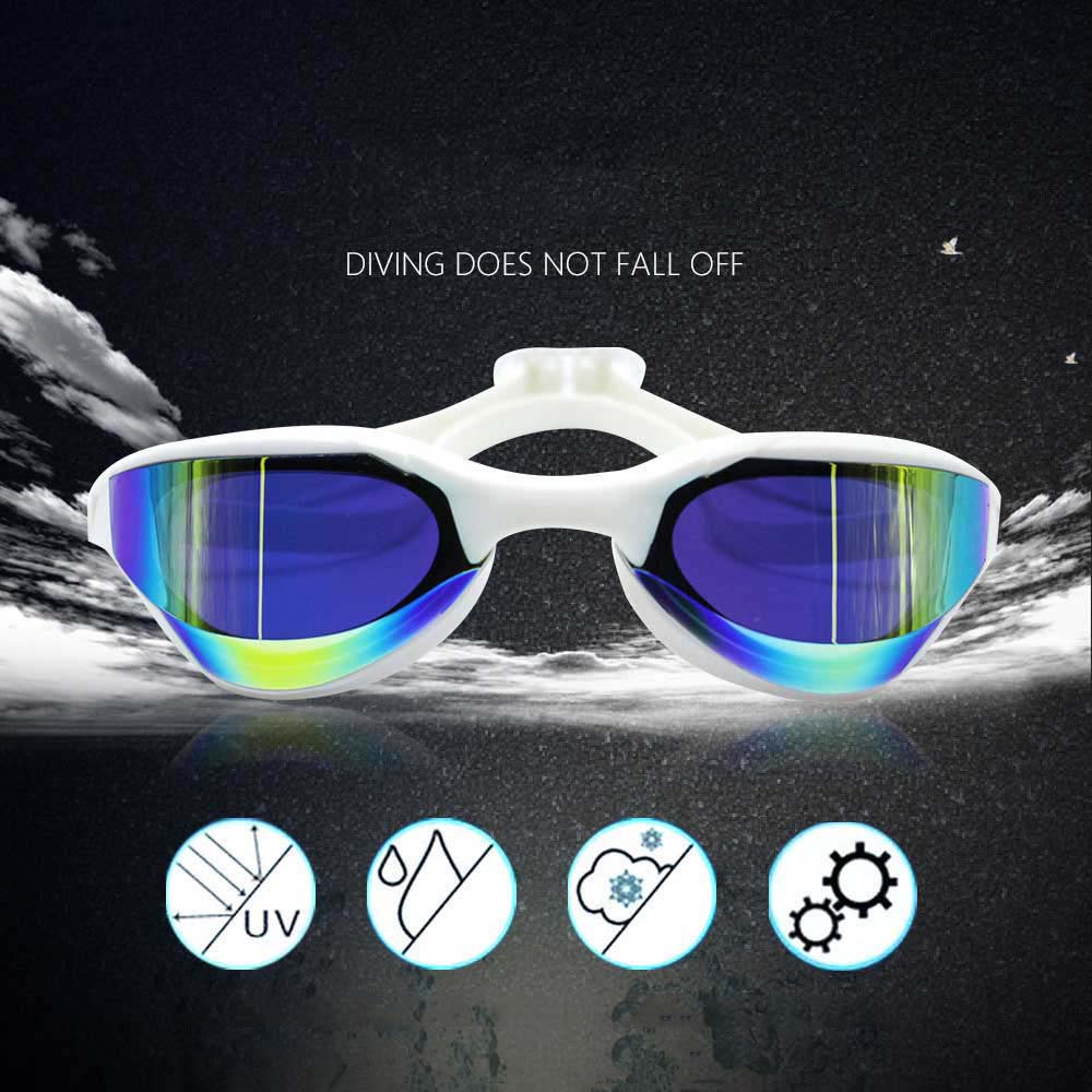 Men Women Waterproof Swimwear UV Protection Professional Plating Swimming Goggles Eyewear Swim Accessories Swimming Glasses