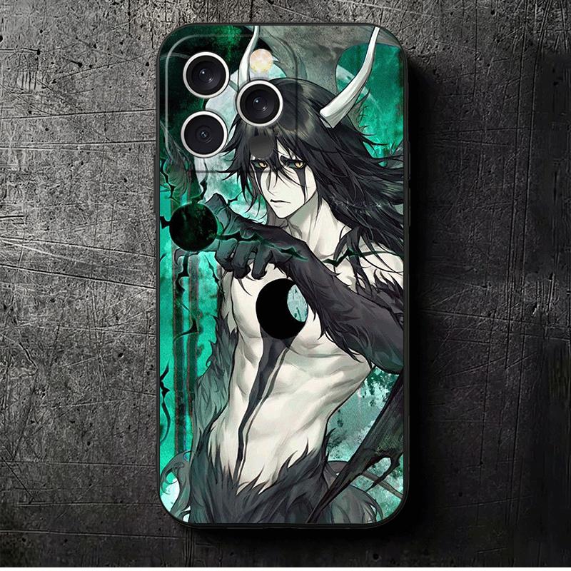 Чехол для телефона Bleach Улькиорра Сифер 4 Мягкий для iPhone 16 16E 17 Air 15 Pro Max 14 Plus 13 Mini 11 12 7 Черный Чехол Задняя Панель
