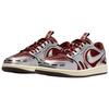 Jordan Air Jordan 1 Low Винтажные Баскетбольные Кроссовки Женские Серебристо-Красные HQ2186-600