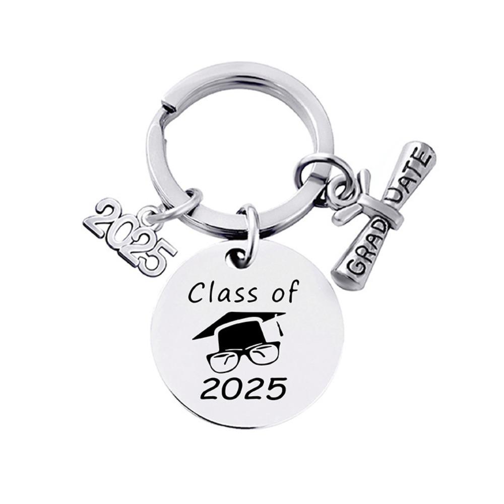 Подарки на выпускной 2025 года, брелок для выпускника средней школы, аксессуары, брелок