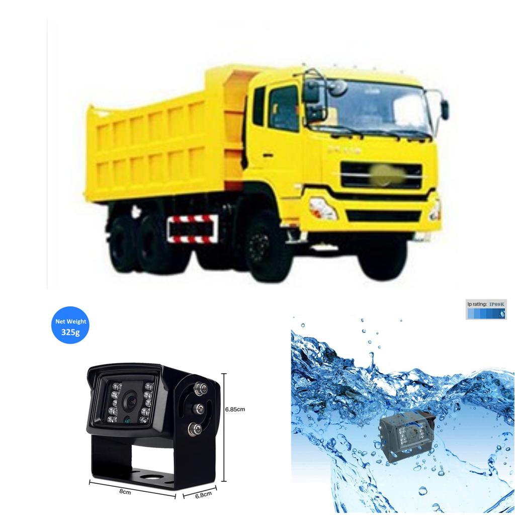 480P HD Rear View Reversing Backup Paking Assist Camera For Truck RV Trailer Van