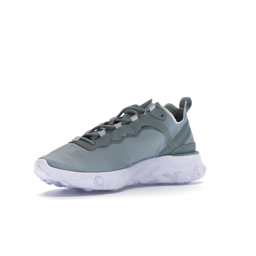 Nike React Element 55 Mica Green Женские кроссовки Бело-Светло-Серебристый BQ2728-300