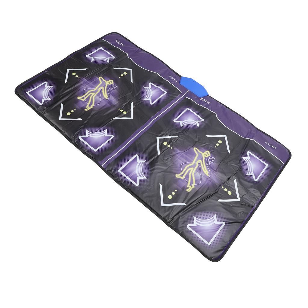 Двойной танцевальный коврик с HD-мультимедийным интерфейсом, улучшающий координацию, электронный танцевальный коврик для взрослых и