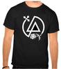 Черная футболка с логотипом рок-группы Linkin Park -1383-