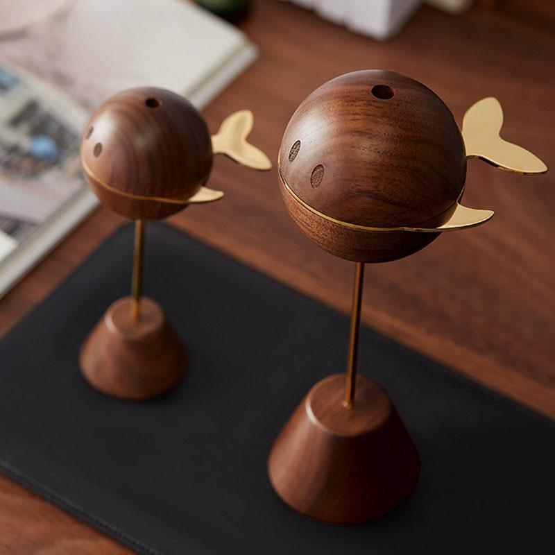 Древесный диффузор эфирного масла Amgoth, медленно летучее деревянное ароматическое эфирное масло для сна, автомобильный диффузор для ароматерапии, декор