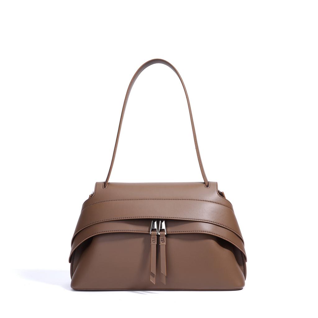 Simple trend saddle oblique span bag design single shoulder simple versatile portable commuter women's bag