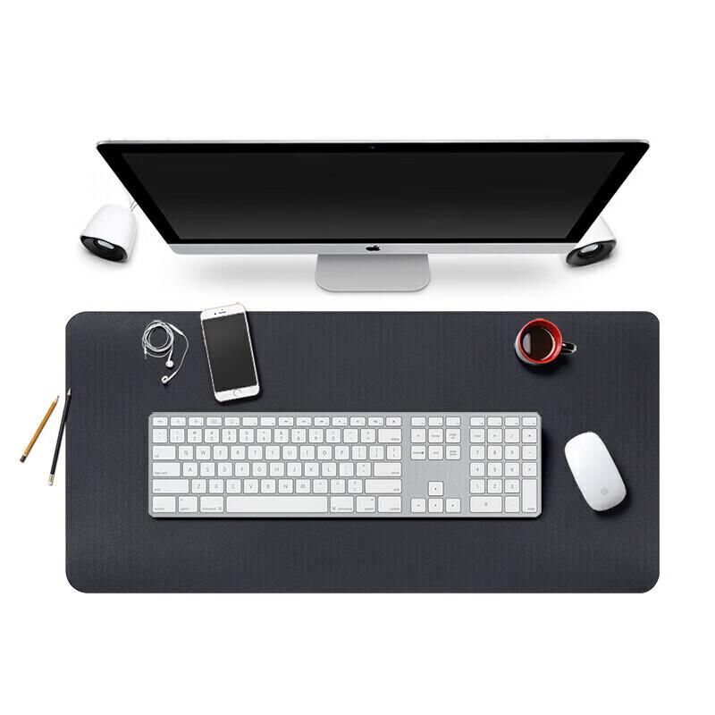 BUBM Large Mouse Pad, Desk Mat, Office Desk Pad, Tablecloth, Laptop Pad, Gaming Mouse Pad, Extra Large, Customizable, Black, Extra Large Size