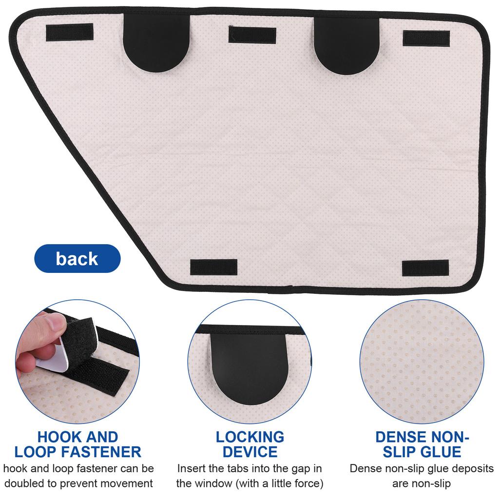2Pcs Oxford Waterproof Car Door Protector for Dog Pet Anti-Scratch Car Interior Cover Vehicle Door Protector for Car Truck & SUV