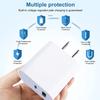 5V USB C Настенный блок зарядки 20W Двухпортовый PD Power Type C Зарядный штекер для iPhone iPad Samsung Galaxy Xiaomi Быстрая зарядка